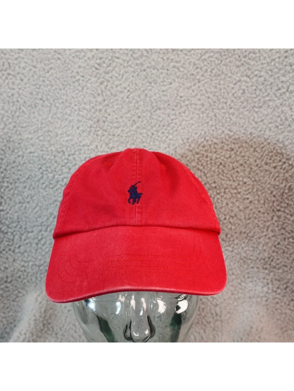 Polo Ralph Lauren Youth Boys Hat Cap Red Cotton Strapback